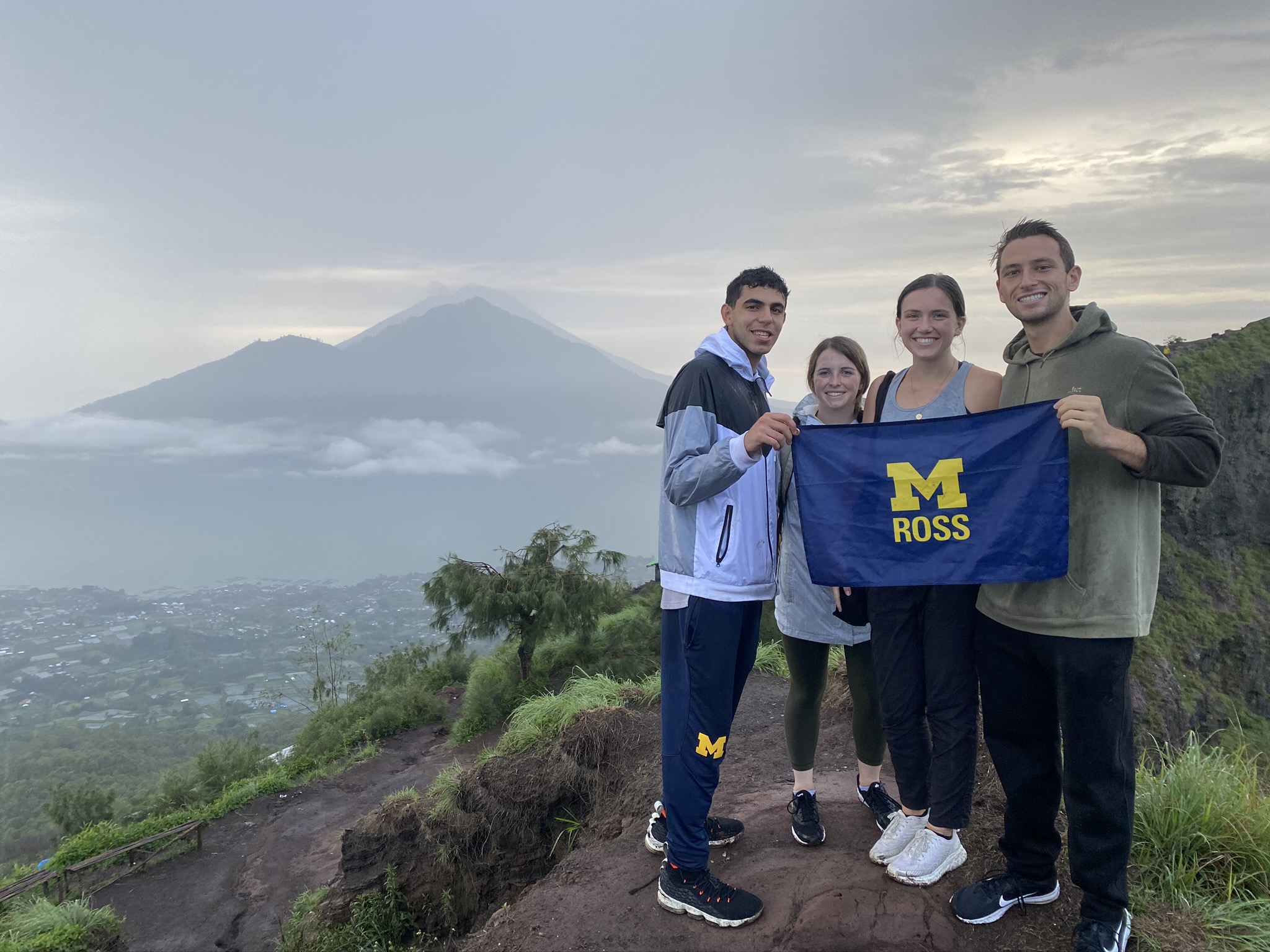 Group Picture on Mount Batur